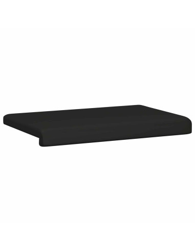 Cuscino per panchina Similpelle Nero Profondità 35 cm