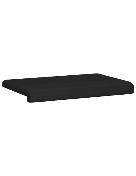 Cuscino per panchina Similpelle Nero Profondità 35 cm