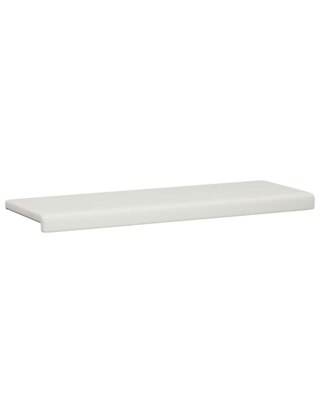 Cuscino per panchina Similpelle Bianco Profondità 35 cm