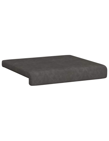 Cuscino per panchina 4 pz Similpelle Nero Profondità 35 cm