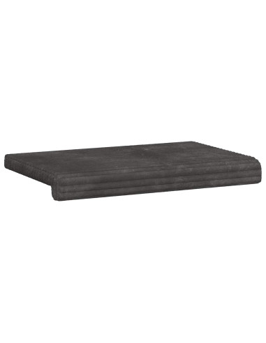 Cuscino per panchina Corduroy Morbido Grigio Scuro