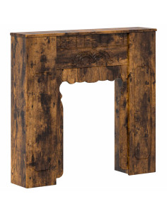 Cornice per camino Rovere Fumo 93 x 20 x 89 cm 2