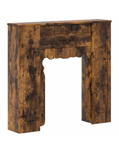 Cornice per camino Rovere Fumo 93 x 20 x 89 cm