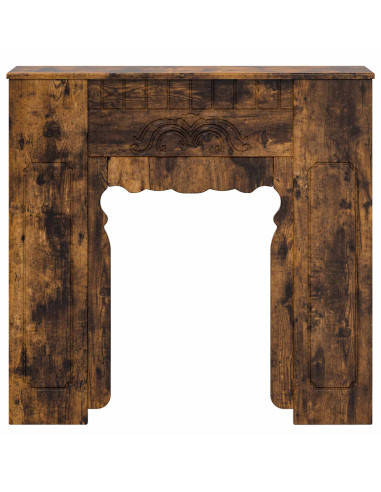 Cornice per camino Rovere Fumo 93 x 20 x 89 cm