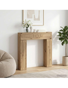 Cornice per camino Rovere Artigianale 102 x 18 x 100,5 cm