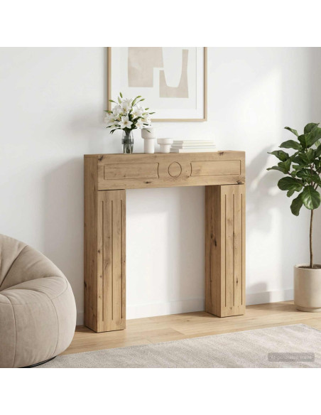 Cornice per camino Rovere Artigianale 102 x 18 x 100,5 cm