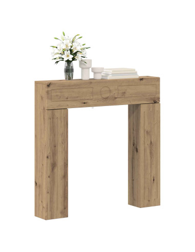 Cornice per camino Rovere Artigianale 102 x 18 x 100,5 cm