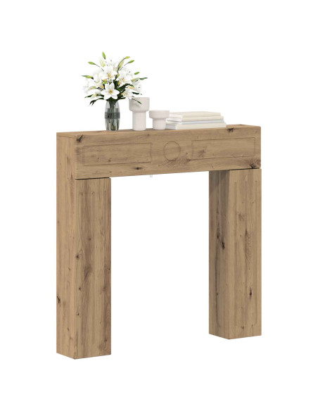 Cornice per camino Rovere Artigianale 102 x 18 x 100,5 cm