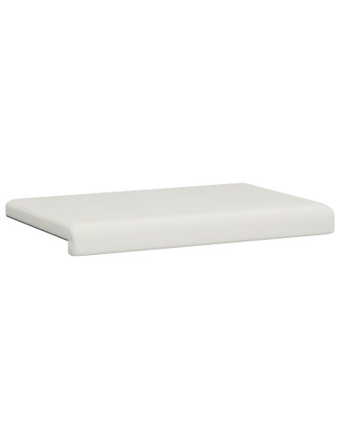 Cuscino per panchina Similpelle Bianco Profondità 35 cm