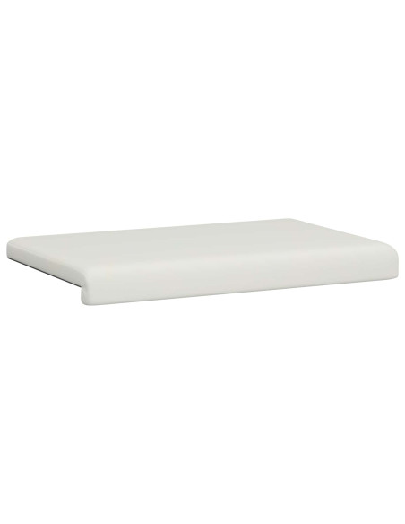 Cuscino per panchina Similpelle Bianco Profondità 35 cm