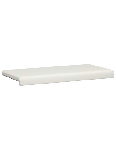 Cuscino per panchina Similpelle Bianco Profondità 35 cm