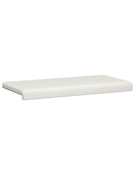 Cuscino per panchina Similpelle Bianco Profondità 35 cm