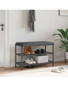 Cuscino per panchina Tessuto Grigio Scuro Profondità 35 cm