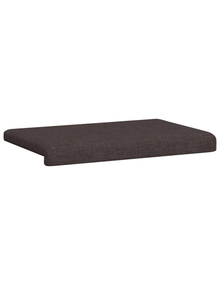 Cuscino per panchina Tessuto Marrone Scuro Profondità 35 cm