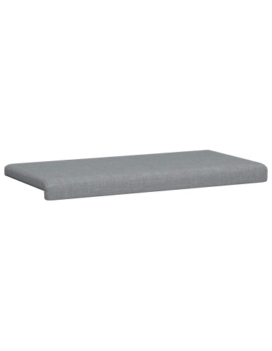 Cuscino per panchina Tessuto Grigio Chiaro Profondità 35 cm