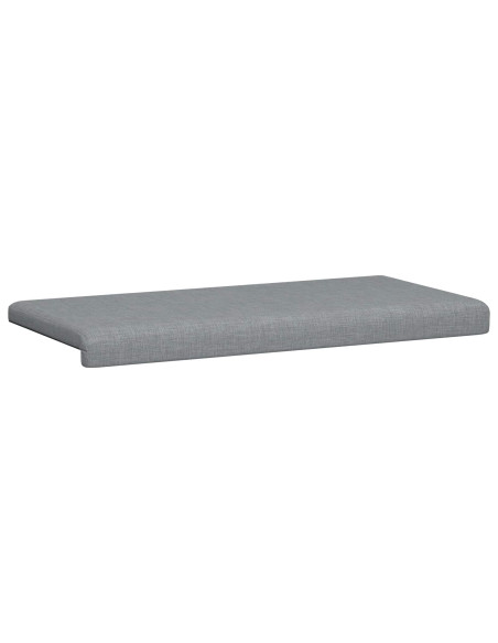 Cuscino per panchina Tessuto Grigio Chiaro Profondità 35 cm