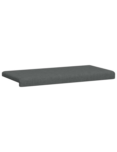 Cuscino per panchina Tessuto Grigio Scuro Profondità 35 cm