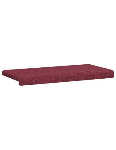 Cuscino per panchina Tessuto Rosso Vino Profondità 35 cm