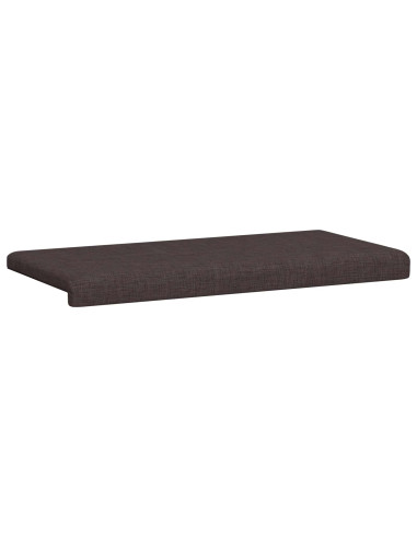 Cuscino per panchina Tessuto Marrone Scuro Profondità 35 cm