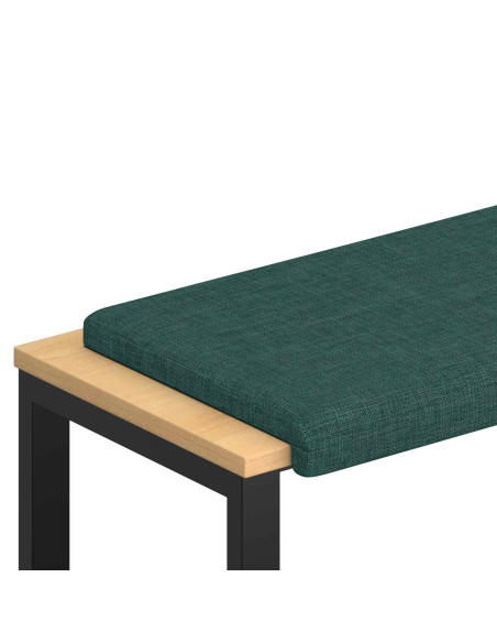 Cuscino per panchina Tessuto Verde Scuro Profondità 35 cm