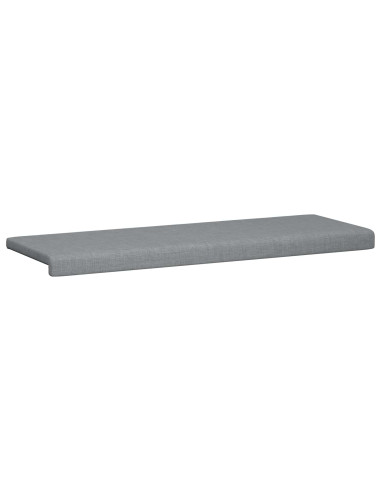 Cuscino per panchina Tessuto Grigio Chiaro Profondità 35 cm