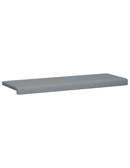 Cuscino per panchina Tessuto Grigio Chiaro Profondità 35 cm