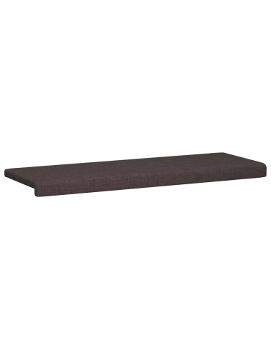 Cuscino per panchina Tessuto Marrone Scuro Profondità 35 cm