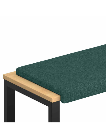 Cuscino per panchina Tessuto Verde Scuro Profondità 35 cm