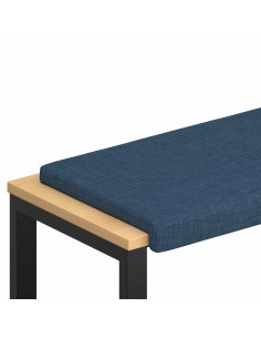 Cuscino per panchina Tessuto Blu Profondità 35 cm 2