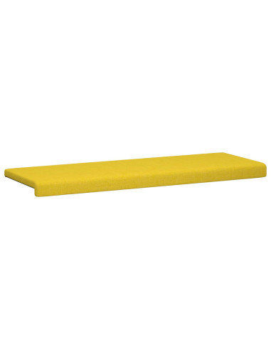 Cuscino per panchina Tessuto Giallo Chiaro Profondità 35 cm