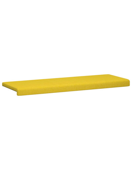 Cuscino per panchina Tessuto Giallo Chiaro Profondità 35 cm