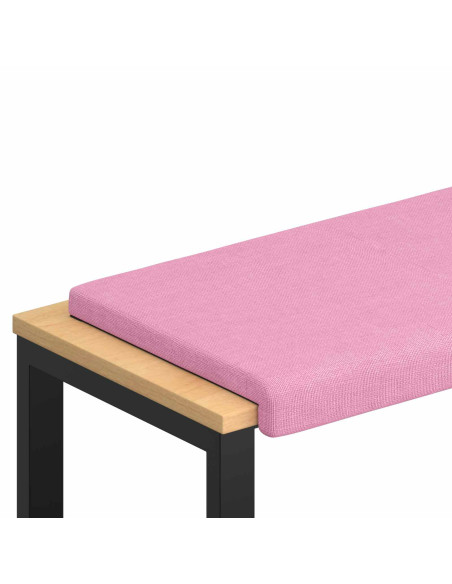 Cuscino per panchina Tessuto Rosa Profondità 35 cm
