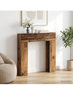 Cornice per camino Legno antico 102 x 18 x 100,5 cm