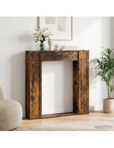 Cornice per camino Rovere Fumo 100 x 20 x 100 cm