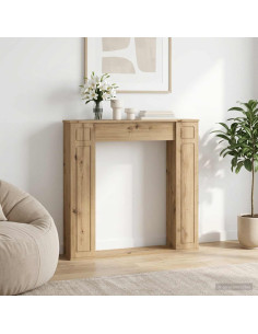 Cornice per camino Rovere Artigianale 100 x 20 x 100 cm