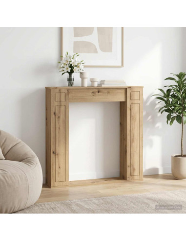 Cornice per camino Rovere Artigianale 100 x 20 x 100 cm