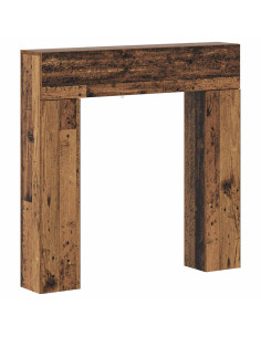 Cornice per camino Legno antico 102 x 18 x 100,5 cm 2