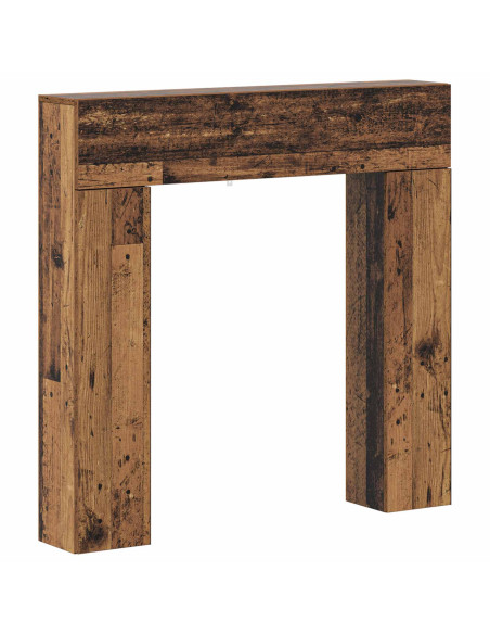 Cornice per camino Legno antico 102 x 18 x 100,5 cm