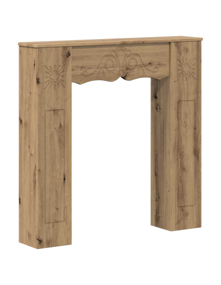 Cornice per camino Rovere Artigianale 102 x 20 x 102 cm