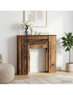 Cornice per camino Legno antico 93 x 20 x 89 cm