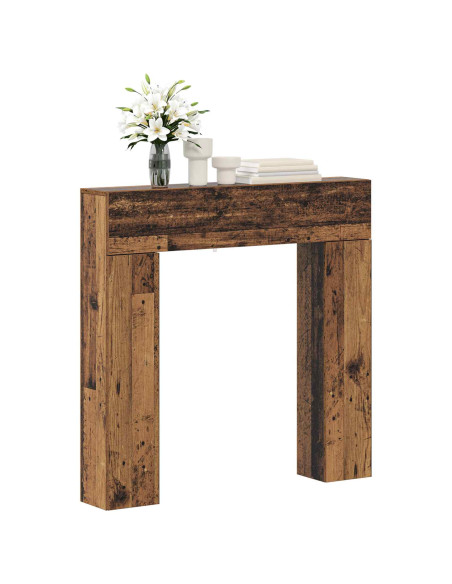 Cornice per camino Legno antico 102 x 18 x 100,5 cm