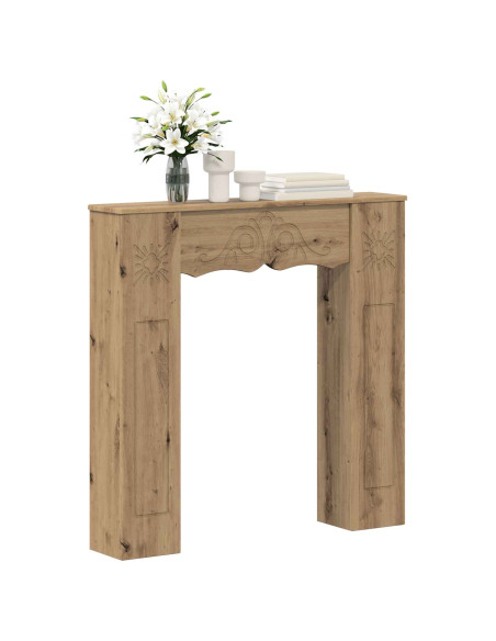 Cornice per camino Rovere Artigianale 102 x 20 x 102 cm