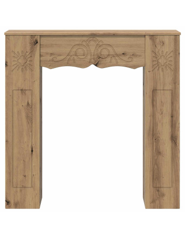 Cornice per camino Rovere Artigianale 102 x 20 x 102 cm