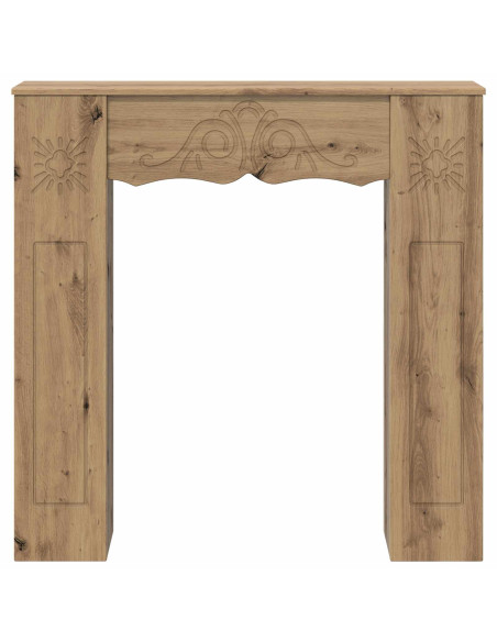 Cornice per camino Rovere Artigianale 102 x 20 x 102 cm