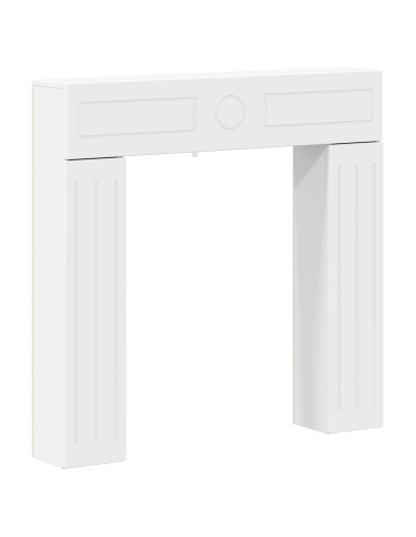 Cornice per camino Bianco 102 x 18 x 100,5 cm