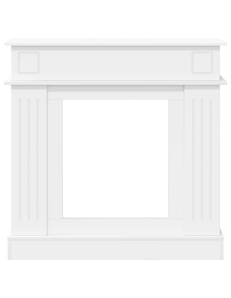 Cornice per camino Bianco 102 x 26 x 100 cm
