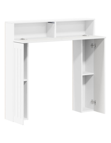 Cornice per camino Bianco 102 x 18 x 100,5 cm