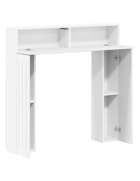 Cornice per camino Bianco Lucido 102 x 18 x 100,5 cm