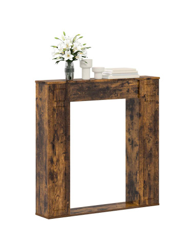 Cornice per camino Rovere Fumo 100 x 20 x 100 cm