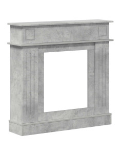Cornice per camino Grigio Cemento 102 x 26 x 100 cm 2